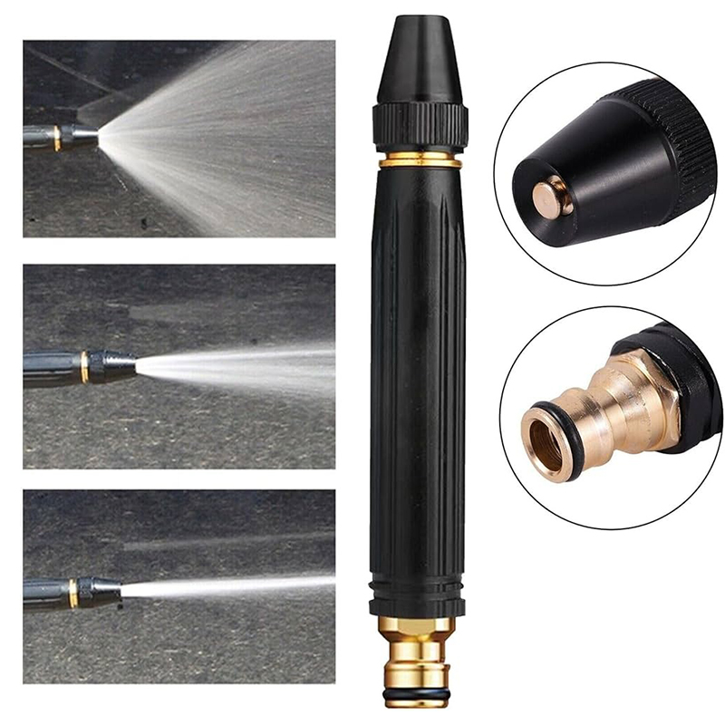 Đầu vòi phun tăng áp bằng đồng tưới cây, rửa xe cực mạnh