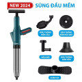 Dụng cụ thông tắc, thụt thông cống bằng khí nén thông bồn cầu, bồn rửa, Bản mới 2024 - Đầu mềm	