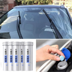 Lọ 15 viên sủi rửa kính ô tô siêu sạch - Combo 5 lọ