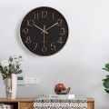 Đồng hồ treo tường kim trôi Quartz cao cấp 30cm, Màu trắng