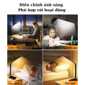 Đèn học để bàn chống cận tích điện điều khiển bằng cảm ứng với 3 mức sáng và 5 màu, Màu trắng - Bản tiêu chuẩn cắm điện