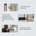 Đèn học để bàn chống cận tích điện điều khiển bằng cảm ứng với 3 mức sáng và 5 màu, Màu trắng - Bản tiêu chuẩn cắm điện