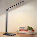Đèn học để bàn chống cận tích điện điều khiển bằng cảm ứng với 3 mức sáng và 5 màu, Màu trắng - Bản tiêu chuẩn cắm điện