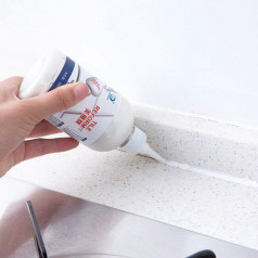 Keo kẻ ron lát đường nứt màu trắng chống thấm siêu bám dính , Vỏ xanh 150ml