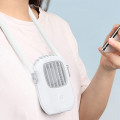 Quạt đeo cổ cầm tay mini làm mát nhanh, tiện lợi, Màu trắng