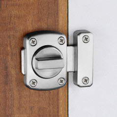 Chốt cửa ngang núm xoay vặn khoá cửa thông minh, 42*30mm dày 13mm	