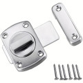 Chốt cửa ngang núm xoay vặn khoá cửa thông minh, 42*30mm dày 13mm	