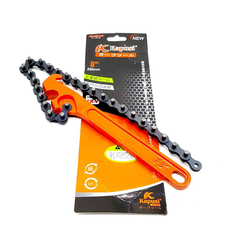 Cảo, cờ lê mở nắp lọc dầu nhớt bằng dây xích Kapusi