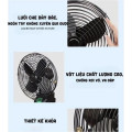 Quạt tích điện Makita dùng liên tục 8 tiếng, 2 cấp gió siêu mát, QUẠT + 1 PIN + 1 SẠC