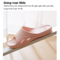 Dép bà bầu chuyên dụng chống trơn trượt, dép di trong nhà, văn phòng, nhà tắm, Màu hồng - Size 38/39