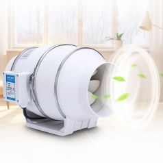 Quạt thông gió hút mùi đường ống hiệu suất cao, HF75 -35W	