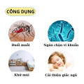 Set 50 thanh nhang ngải cứu xông nhà thơm tự nhiên kèm đế gỗ