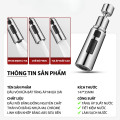 Đầu vòi tăng áp xoay 360 độ chống văng nước, tiết kiệm nước hiệu quả