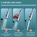 Đầu vòi tăng áp xoay 360 độ chống văng nước, tiết kiệm nước hiệu quả