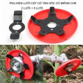 Lưỡi cắt cỏ tận gốc 5 cánh thép cứng siêu bền, chống mòn cao cấp