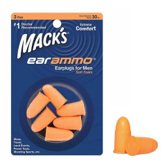 Nút bịt tai chống ồn Macks Ear Ammo Foam giảm tiếng ồn 32 db