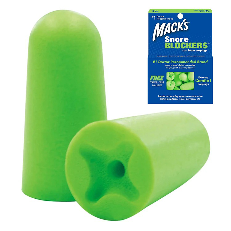 Nút bịt tai chống ồn Mack’s Snore Blockers - Hộp 12 đôi 