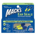 Nút bịt tai Mack’s Ear Seals chống nước, giảm ồn, có dây tiện lợi