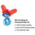 Nút tai bảo vệ Honeywell Max-30 cách âm chống ồn, 1 cái 