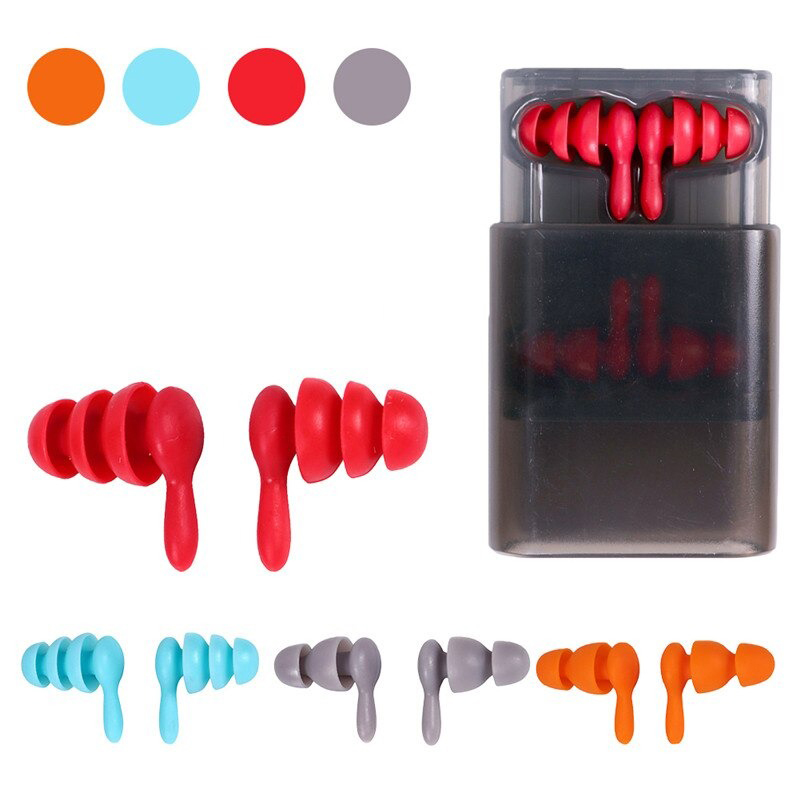 Nút chống ồn, chống nước silicon tái sử dụng cho người lớn và trẻ em