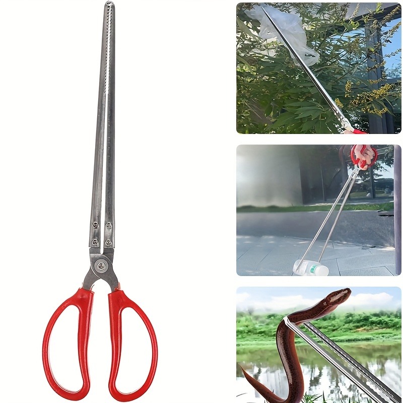 Kẹp gắp lươn, bắt hải sản tôm cua ghẹ thân dày có răng cưa chống trượt