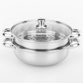 Nồi hấp 2 tầng cách thủy đa năng đường kính 28cm
