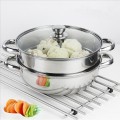 Nồi hấp 2 tầng cách thủy đa năng đường kính 28cm