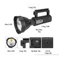 Đèn pin xách tay siêu sáng siêu xa sử dụng pin sạc tiện lợi