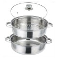 Nồi hấp 2 tầng cách thủy đa năng đường kính 28cm