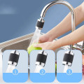 Đầu vòi rửa bát tăng áp 3 chế độ xoay 360°, lọc nước, chống bắn nước