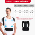 Đai chỉnh tư thế chống gù lưng cao cấp dành cho nam nữ, Size M 