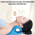 Gối massage cổ vai gáy chất liệu cao su non mềm mại hỗ trợ giảm áp lực vùng cổ