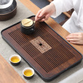 Khay đựng ấm chén bằng tre cao cấp thiết kế thanh lịch cho phòng trà