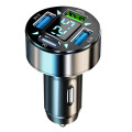 Tẩu sạc thông minh 66W cho ô tô 4 cổng USB và type-c