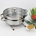 Nồi hấp 2 tầng cách thủy đa năng đường kính 28cm