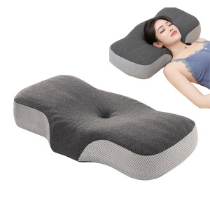 Gối ngủ công thái học vỏ tencel thoáng khí nâng đỡ cổ vai gáy Ema