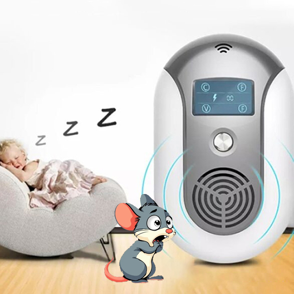 Máy đuổi chuột thông minh bằng sóng siêu âm cao cấp