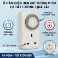 Ổ cắm hẹn giờ MT01A-VN tự tắt bật cơ học quản lý thiết bị điện