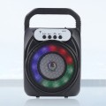 Loa xách tay di động bluetooth có đèn led cao cấp tặng kèm mic