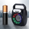 Loa xách tay di động bluetooth có đèn led cao cấp tặng kèm mic