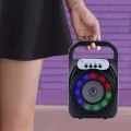 Loa xách tay di động bluetooth có đèn led cao cấp tặng kèm mic