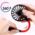 Quạt mini cầm tay đeo cổ 3 chế độ gió siêu mát