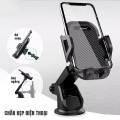 Giá đỡ điện thoại xoay 360 độ gắn kính và taplo oto tiện lợi