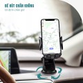 Giá đỡ điện thoại xoay 360 độ gắn kính và taplo oto tiện lợi