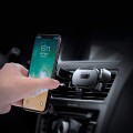 Giá đỡ điện thoại kẹp cửa gió ô tô nhỏ gọn xoay 360 độ