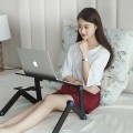 Giá đỡ laptop gấp gọn tích hợp 2 quạt tản nhiệt và bàn kê chuột