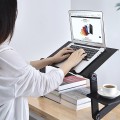 Giá đỡ laptop gấp gọn tích hợp 2 quạt tản nhiệt và bàn kê chuột
