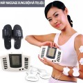 Máy massage xung điện 6 miếng dán trị liệu kết hợp massage chân, Máy massage + 6 miếng dán
