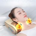 Gối massage cổ vai gáy hồng ngoại 16 bi cao cấp 