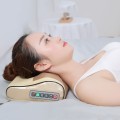 Gối massage cổ vai gáy hồng ngoại 16 bi cao cấp 